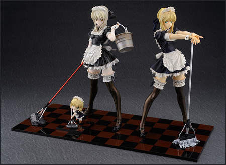 saber maid figure