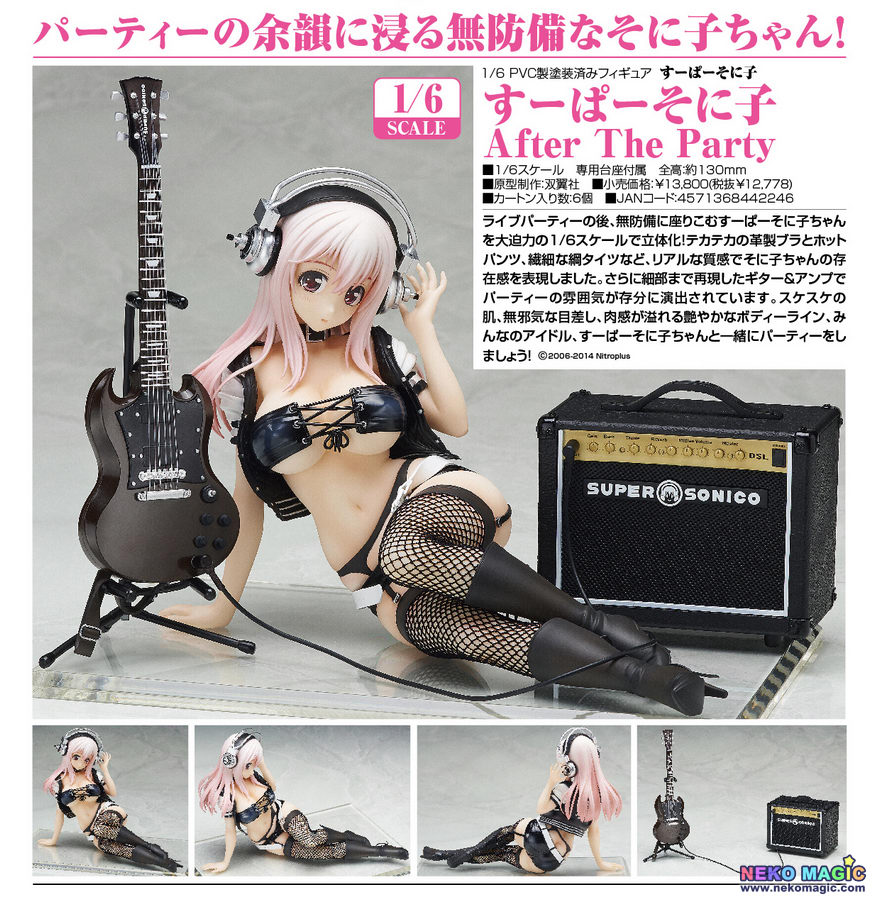 Super Sonico – Super Sonico After The Party 1/6 PVC figure by Good
