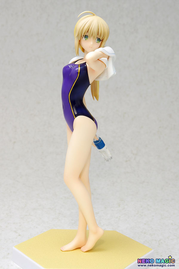 Fate Extra Beach Queens Saber Fate Zero Ver 1 10 Pvc Figure By Wave Neko Magic