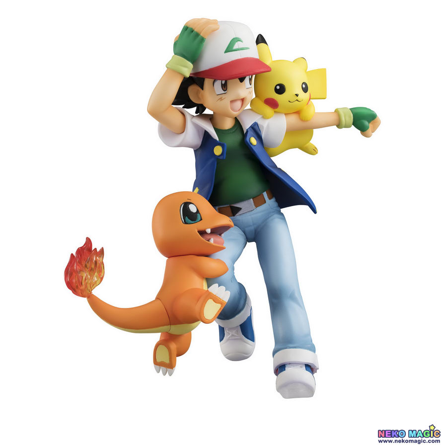 Pokémon – Ash Ketchum, Pikachu, and Charmander PVC figure set by ...