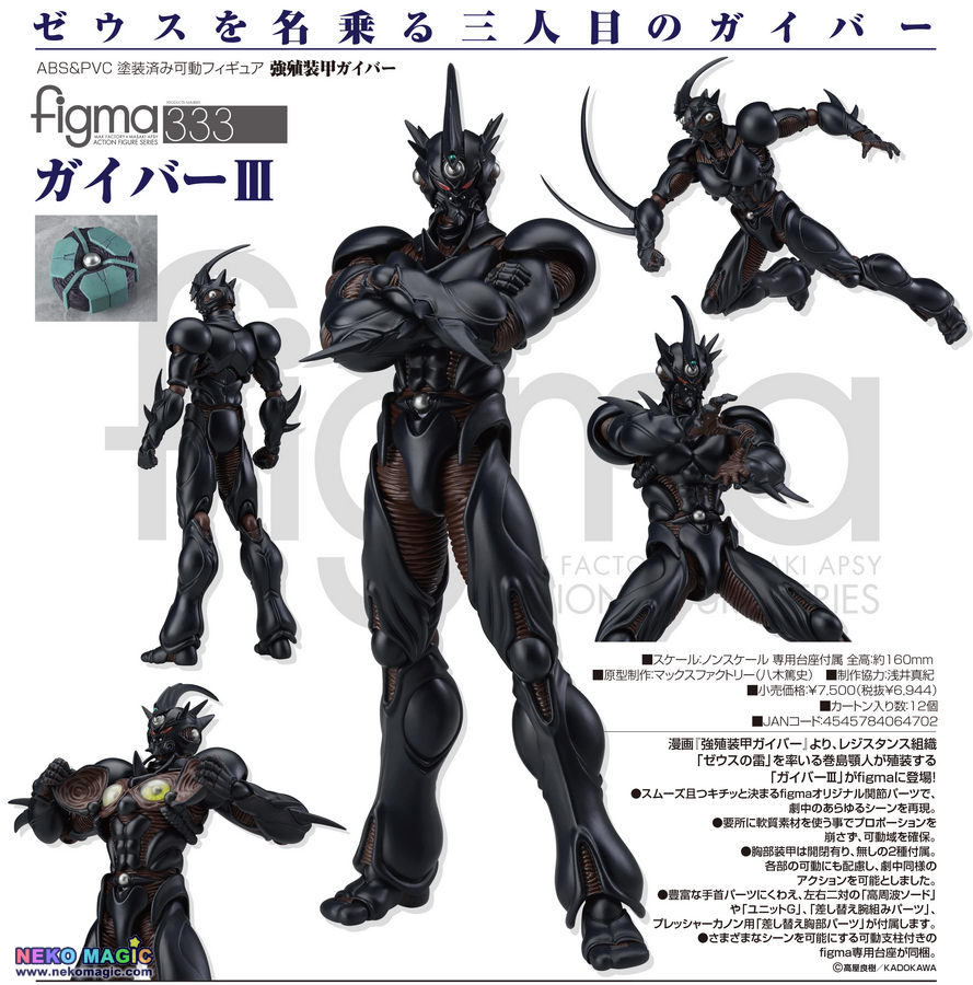 Guyver: The Bioboosted Armor – Guyver III figma 333 action figure