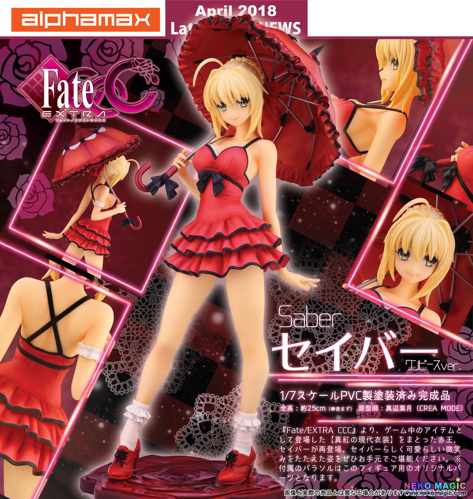 Fate/EXTRA CCC – Saber One-piece Dress Ver. 1/7 PVC figure by