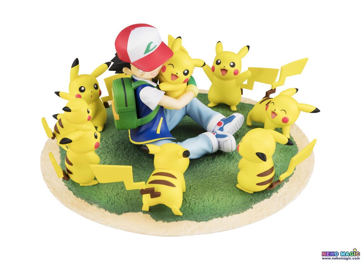 ash and pikachu figure