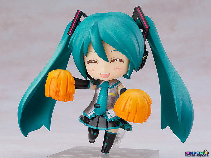 cheerful miku figure