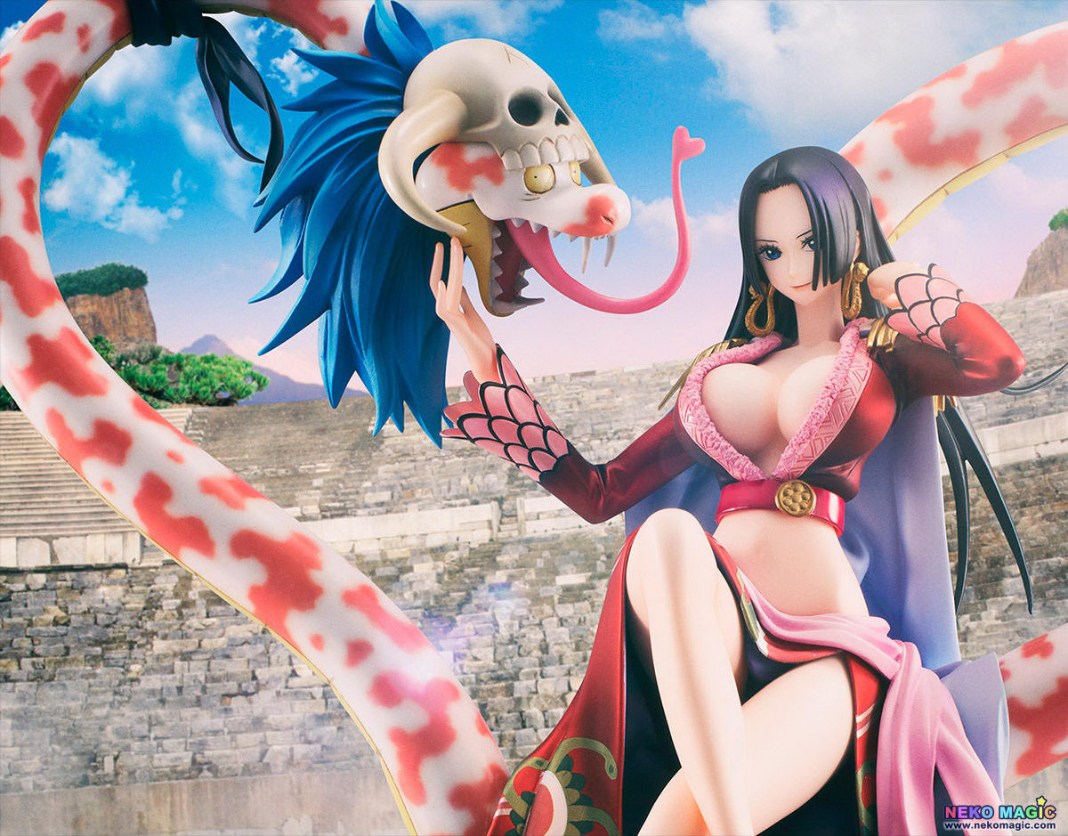 Exclusive One Piece Pirate Empress Boa Hancock P O P Neo Maximum Non Scale Pvc Figure By Megahouse Neko Magic