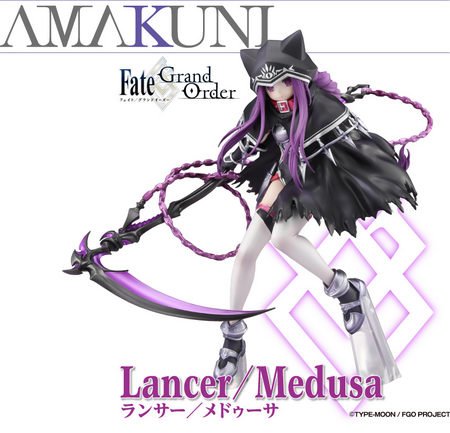 Exclusive Fate Grand Order Lancer Medusa Limited Edition 1 7 Pvc Figure By Amakuni Neko Magic
