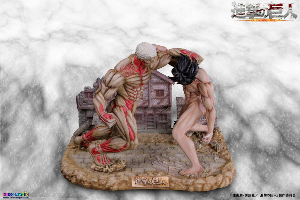 Attack on titan online exhibition Attack Titan Eren Yeager Diorama