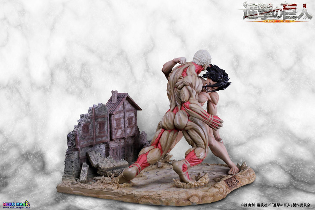 Attack on titan online exhibition Attack Titan Eren Yeager Diorama