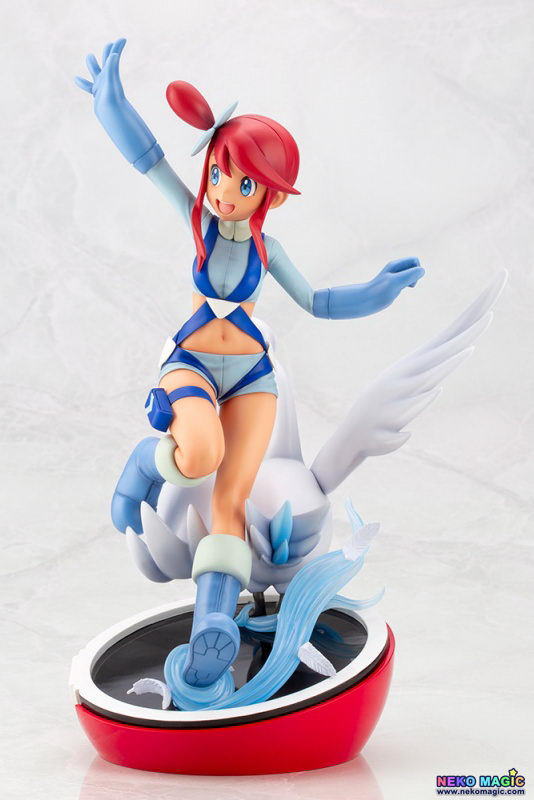 Pokémon Skyla Fuuro And Swanna 18 Pvc Figure Set By Pokémon Center Neko Magic 