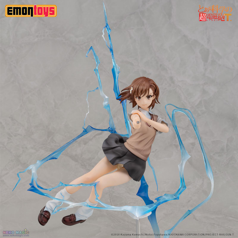 A Certain Scientific Railgun Misaka Mikoto 17 Pvc Figure By Emontoys