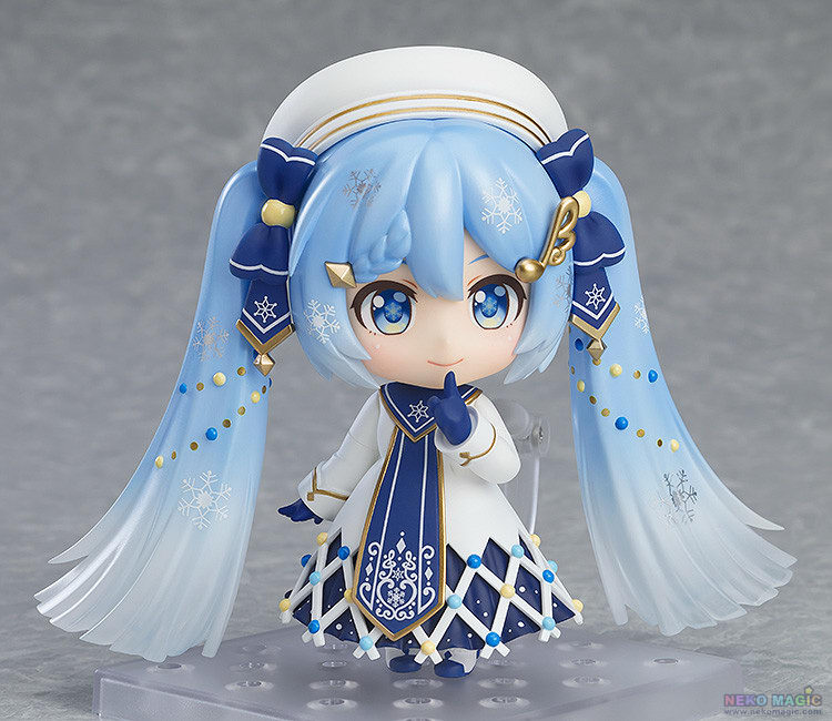 [exclusive] Vocaloid 2 Snow Miku Glowing Snow Ver Nendoroid No 1539 Action Figure By Good