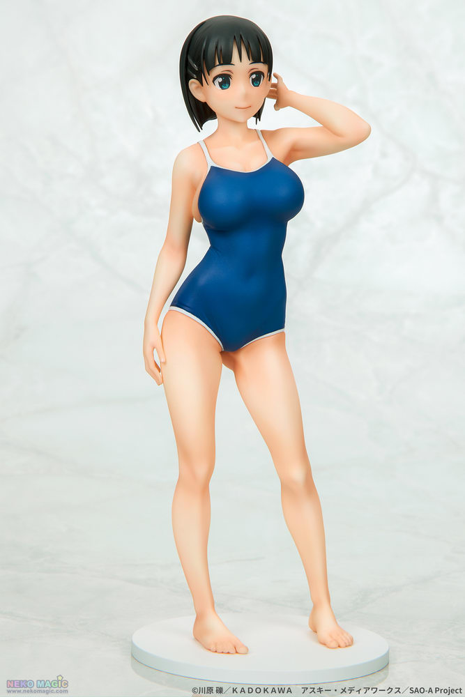 kirigaya suguha navy swimsuit ver