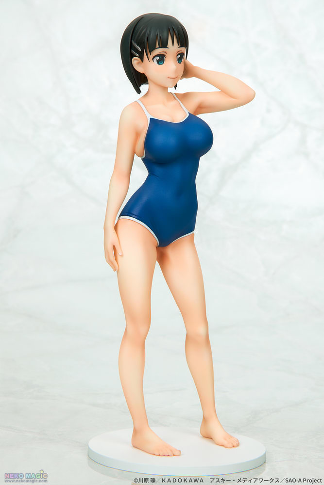 kirigaya suguha navy swimsuit ver